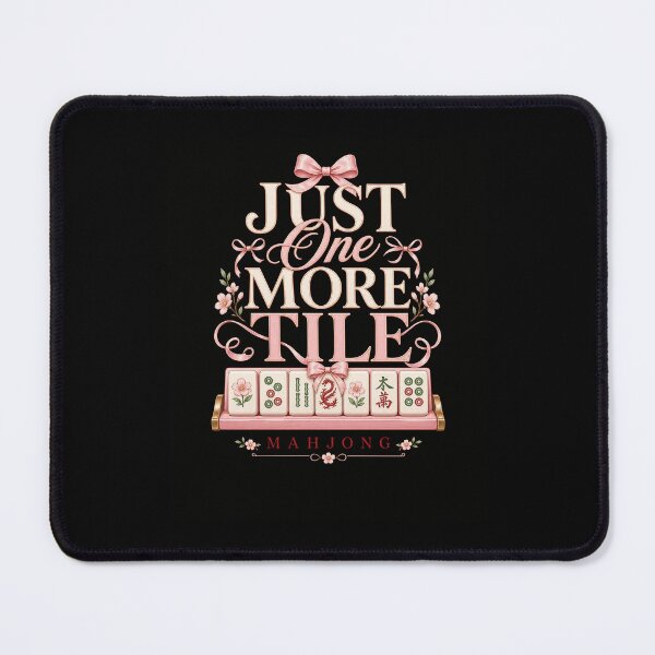 Item preview, Mahjong Player One More Tile Game Lover designed and sold by snowry.