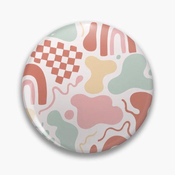 Item preview, Abstract Arches Blobs And Squiggles Danish Pastel Seamless Pattern Pale Mint designed and sold by StickyGuys.