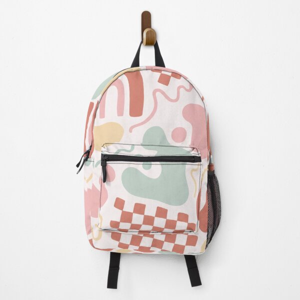 Item preview, Abstract Arches Blobs And Squiggles Danish Pastel Seamless Pattern Pale Mint designed and sold by StickyGuys.