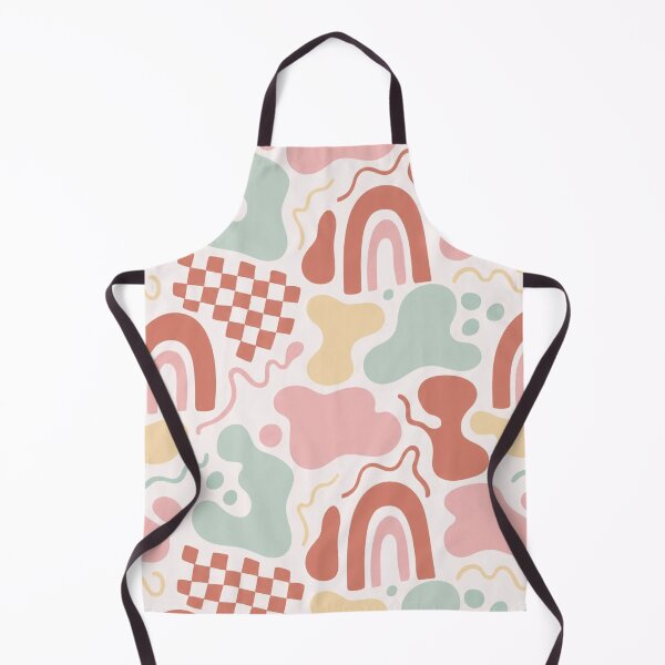 Item preview, Abstract Arches Blobs And Squiggles Danish Pastel Seamless Pattern Pale Mint designed and sold by StickyGuys.