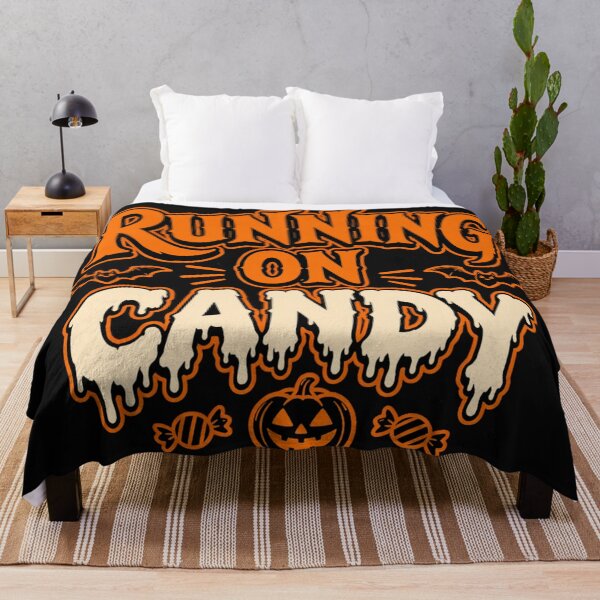 Item preview, Running on Candy – Cute Halloween Typography Shirt designed and sold by Revyra Design .