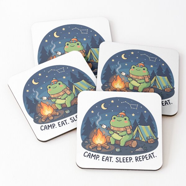 Item preview, A camp frog designed and sold by Only Words.