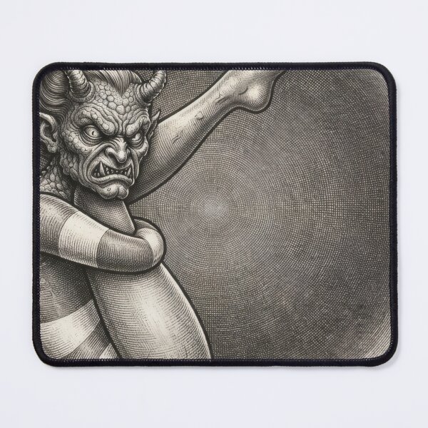 Item preview, The Horned Contortionist – Vintage Demon designed and sold by kdhill.