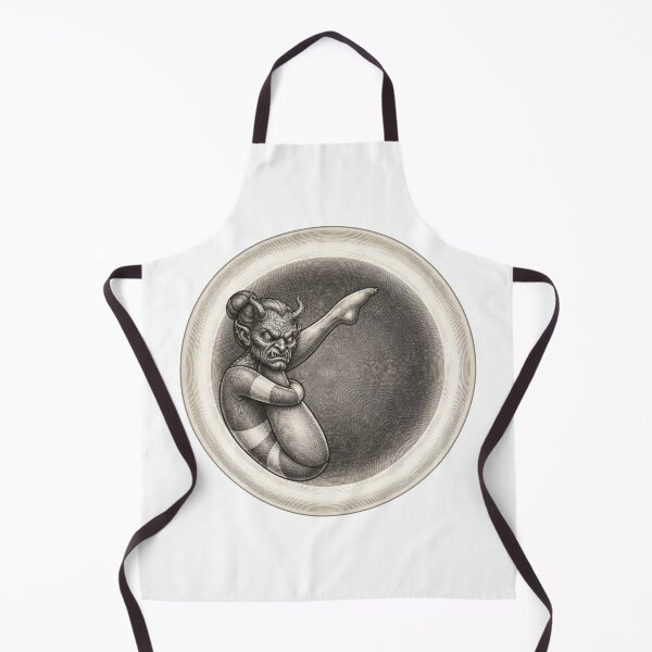 Item preview, The Horned Contortionist – Vintage Demon designed and sold by kdhill.