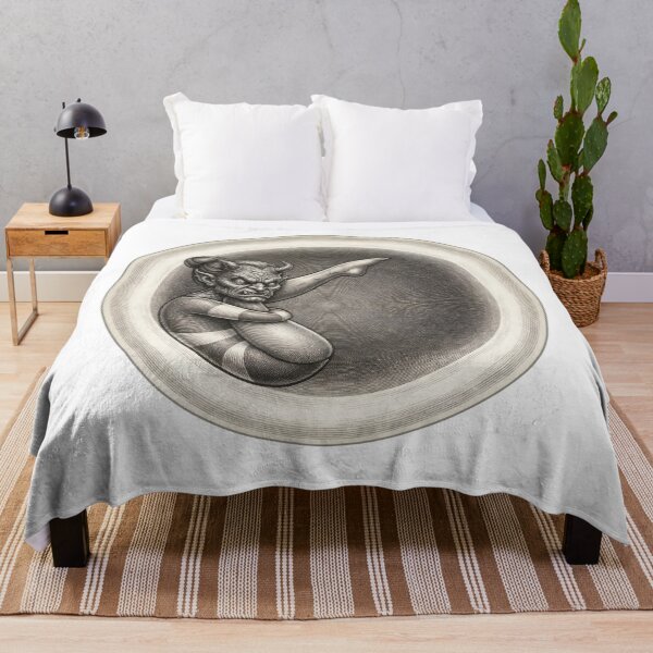 Item preview, The Horned Contortionist – Vintage Demon designed and sold by kdhill.