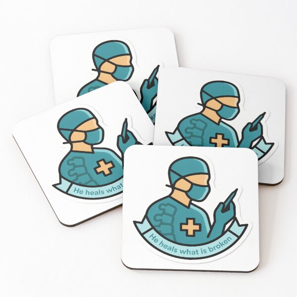 Item preview, Spine Surgeon Healing Icon designed and sold by NiftyWrx.