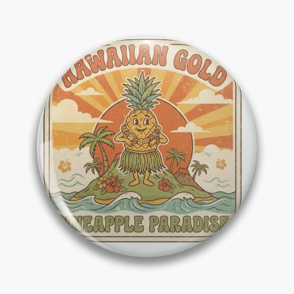 Item preview, Pineapple Paradise designed and sold by VintageArtByIda.