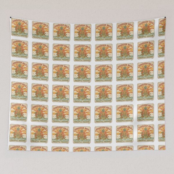 Item preview, Pineapple Paradise designed and sold by VintageArtByIda.
