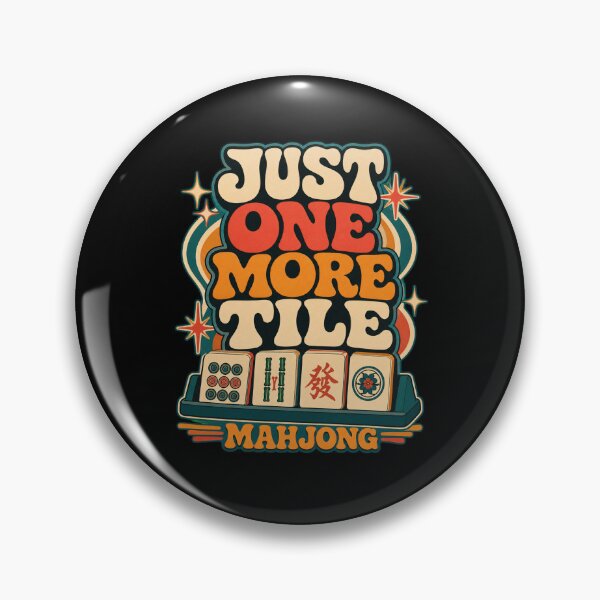 Item preview, Mahjong Game Player Craves Another Tile Retro Style designed and sold by snowry.