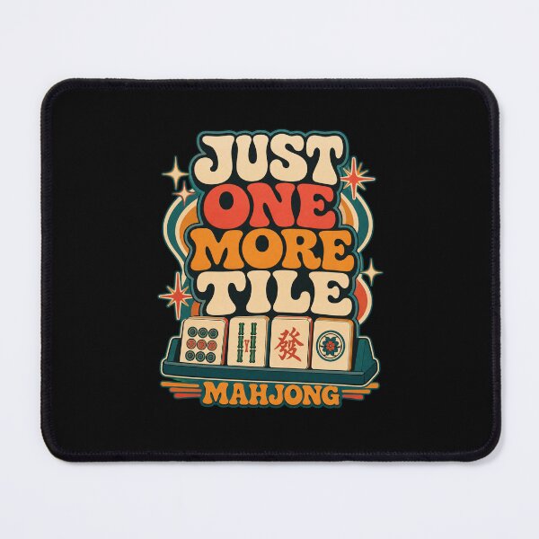 Item preview, Mahjong Game Player Craves Another Tile Retro Style designed and sold by snowry.