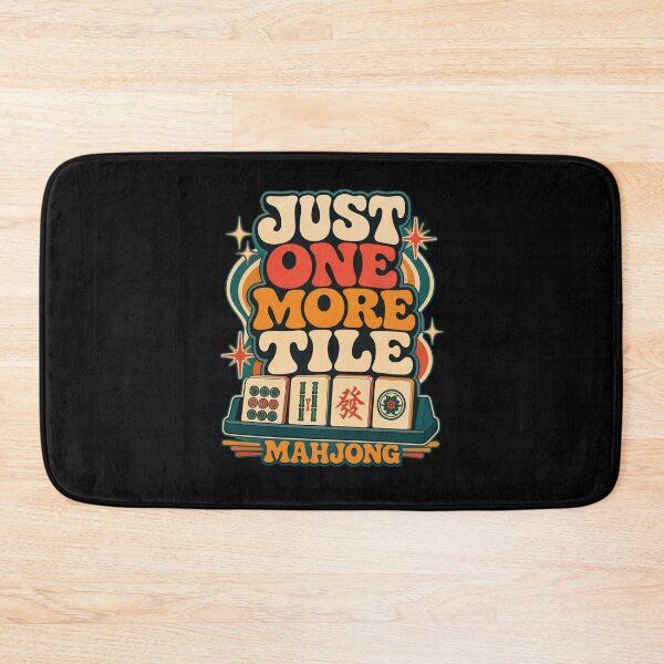 Item preview, Mahjong Game Player Craves Another Tile Retro Style designed and sold by snowry.
