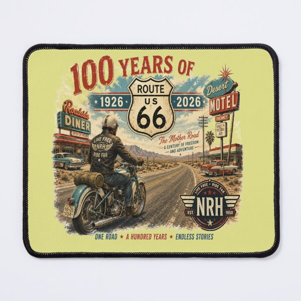Item preview, Route 66 100 Years Motorcycle Desert The Mother Road designed and sold by Normandy Road Heritage.