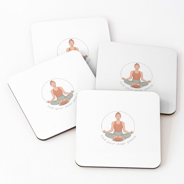 Item preview, Find Your Inner Peace Yoga Art designed and sold by NiftyWrx.