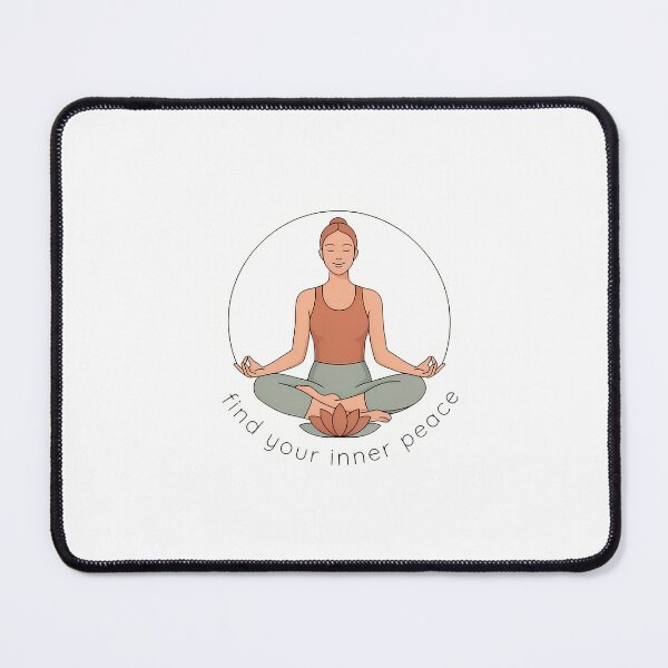 Item preview, Find Your Inner Peace Yoga Art designed and sold by NiftyWrx.
