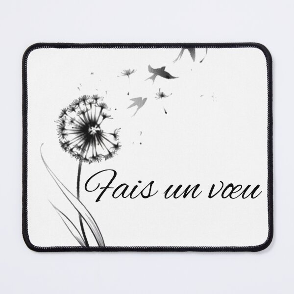 Item preview, Fais Un Voeu Dandelion T-Shirt, Minimalist Flower Bird Tattoo Design designed and sold by DragonPrint.