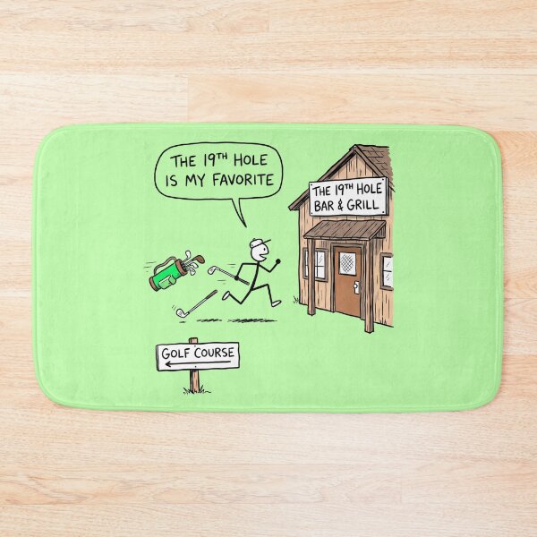 Item preview, Golfer Heads to the 19th Hole designed and sold by ThreadRiotTees.