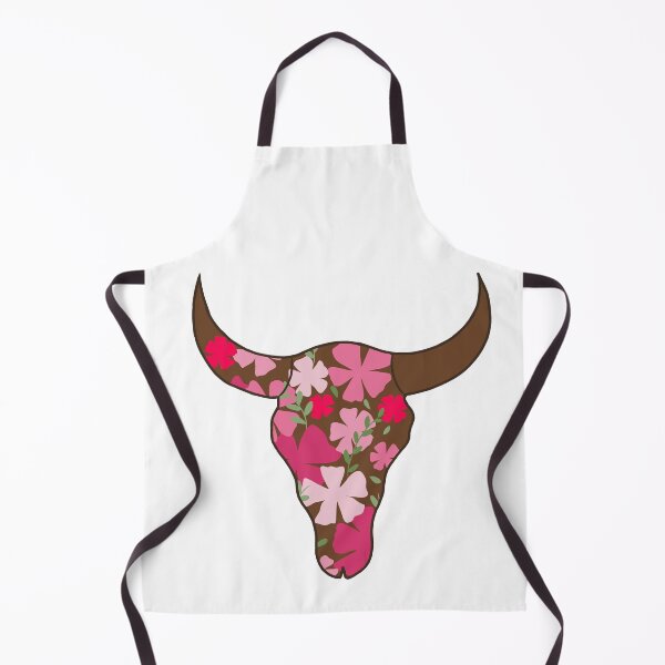 Item preview, Floral cow skull illustration designed and sold by May23ELA.