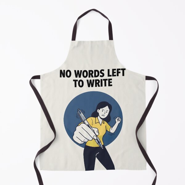 Item preview, Empty Pen No Words Left Dark Comic Poster designed and sold by DuckOddity.