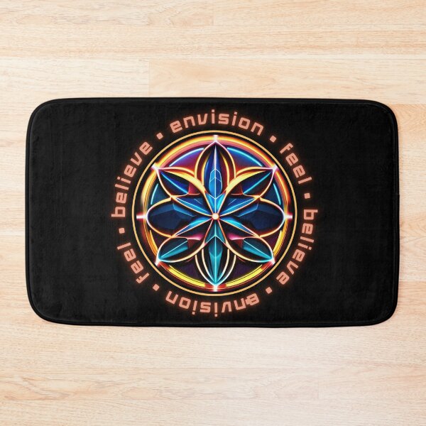 Item preview, Flower of Life Orange Octopetal Cymatics Sacred Geometry designed and sold by Zeporas Castle.
