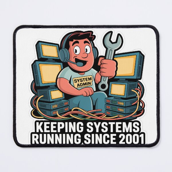 Item preview, System Admin Humor with Wrench designed and sold by NiftyWrx.
