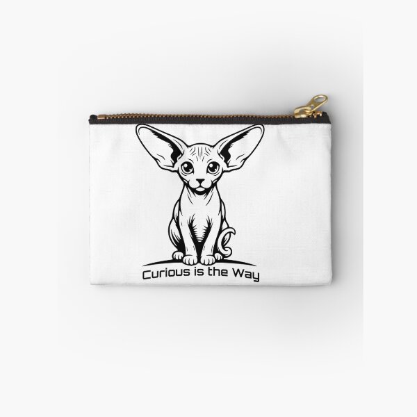Item preview, Curious Sphynx Kitten showing the way designed and sold by Feral Kitty Design Studio, LLC.