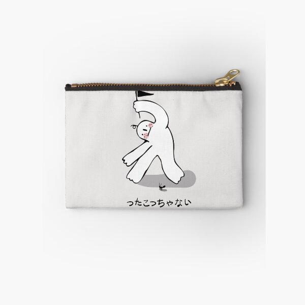 Item preview, Funny Blob Character with Flag Doodle Art designed and sold by PurpleParlo.