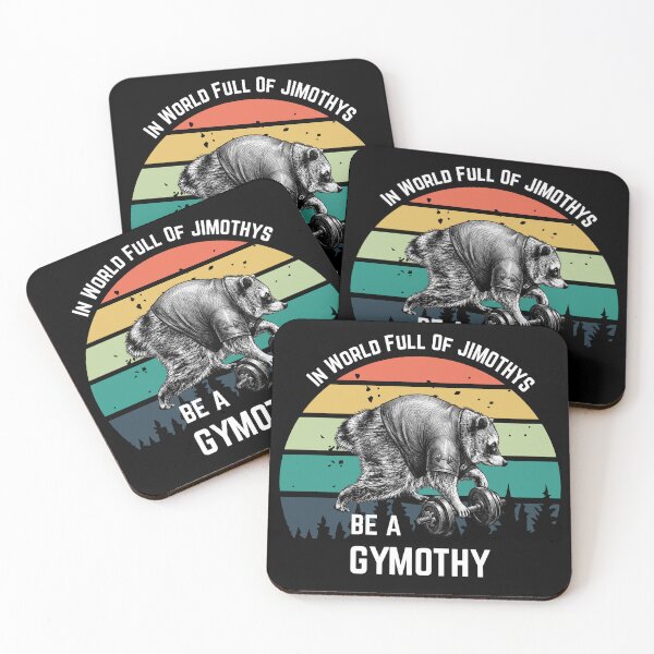 Item preview, Vintage Jimothy Raccoon Gym Design | Retro Sunset Lifting Trash Panda Graphic Tee | Funny Workout Fitness Weightlifting designed and sold by WillCraftx.
