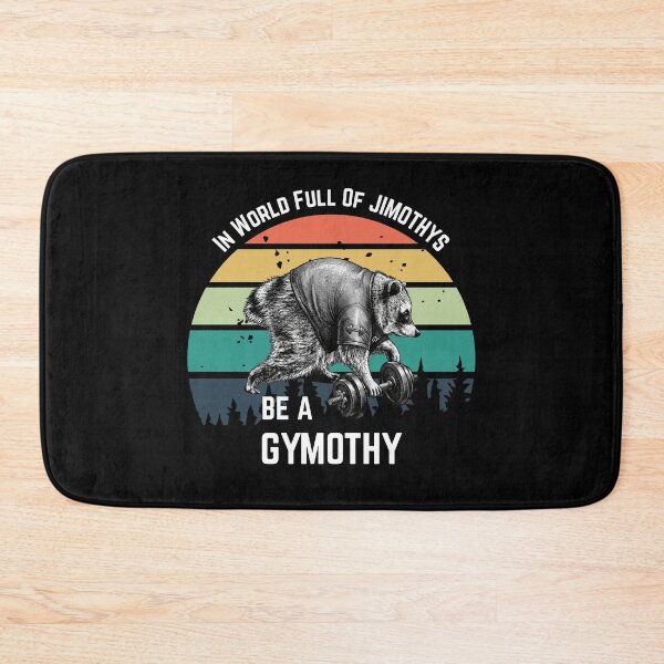 Item preview, Vintage Jimothy Raccoon Gym Design | Retro Sunset Lifting Trash Panda Graphic Tee | Funny Workout Fitness Weightlifting designed and sold by WillCraftx.