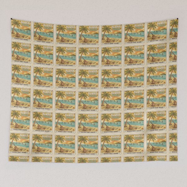 Item preview, Aloxa Vibes designed and sold by VintageArtByIda.