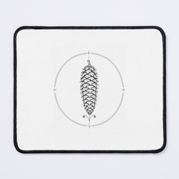 Item preview, Spruce Cone | Minimal Nordic Botanical Cone Illustration designed and sold by Norvian.