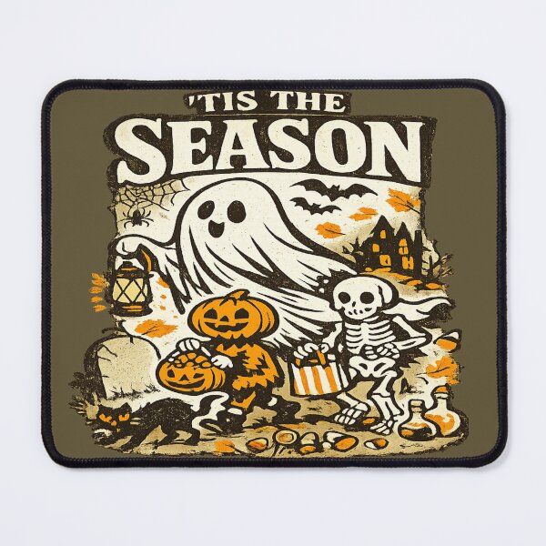 Item preview, Cute Haunted Manor Ghost Crew Shirt for Retro Halloween Fans designed and sold by POD DYNASTY | Original Print On Demand T-Shirt Graphics.