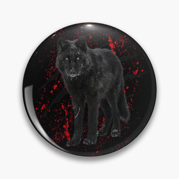 Item preview, Black Wolf Red Paint Splash Grunge Art designed and sold by BULAIR89.