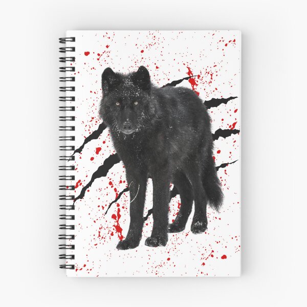 Item preview, Black Wolf Red Paint Splash Grunge Art designed and sold by BULAIR89.