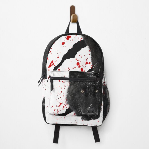 Item preview, Black Wolf Red Paint Splash Grunge Art designed and sold by BULAIR89.