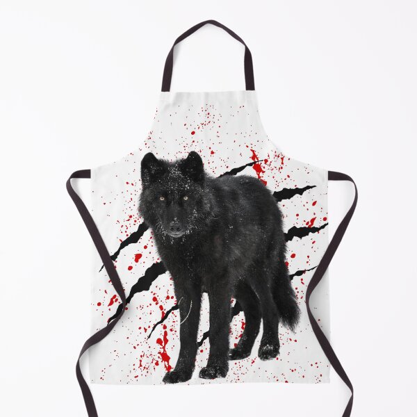 Item preview, Black Wolf Red Paint Splash Grunge Art designed and sold by BULAIR89.