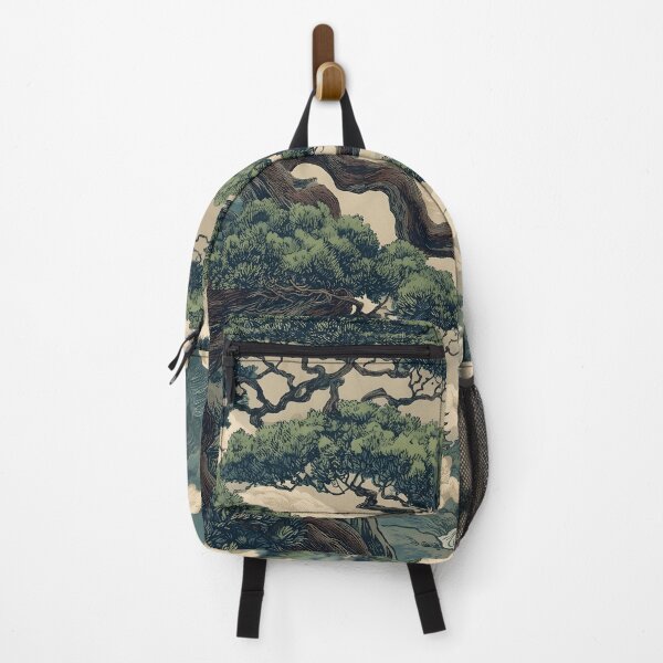 Item preview, Serene Mountain Landscape with Pagoda designed and sold by Elsdansby.