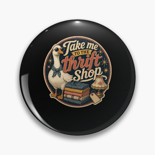 Item preview, Take me to the Thrift Shop Goose Vintage Style designed and sold by snowry.