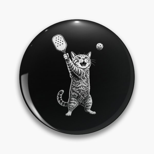 Item preview, Vintage Pickleball Cat designed and sold by gunaone-design.