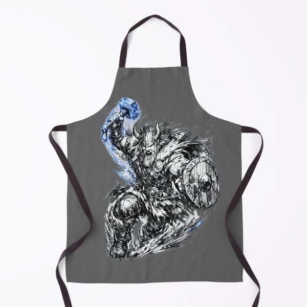 Item preview, Thunder‑Charged Viking God designed and sold by FilBlue.