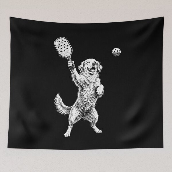 Item preview, Vintage Pickleball Dog designed and sold by gunaone-design.