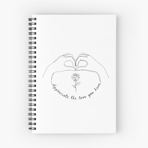 Item preview, Intertwined Hands & Rose Love Quote designed and sold by NiftyWrx.