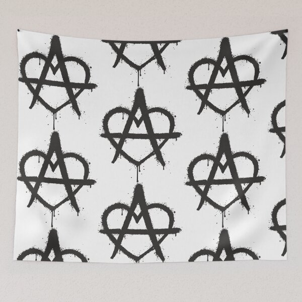 Item preview, Spray Paint Anarchy Symbol Shirt | Grunge Punk Graphic Tee designed and sold by Buldakov.