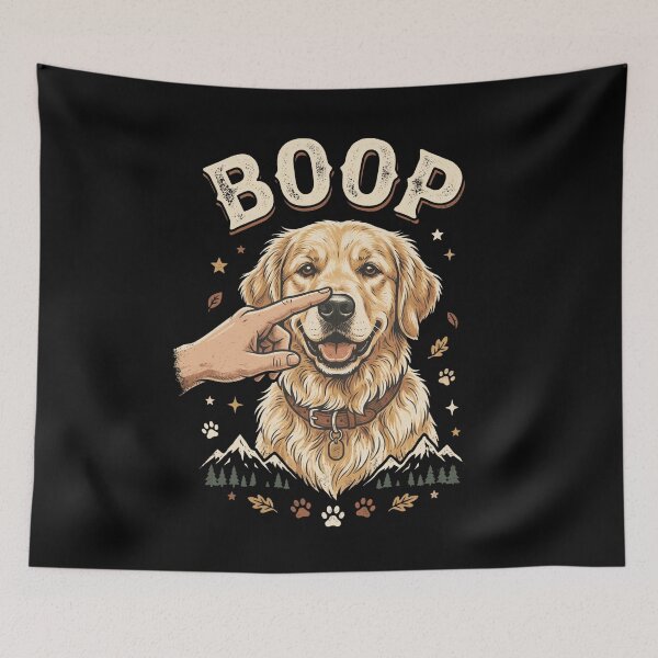 Item preview, BOOP Retriever Dog Nose Tap Pet Lover designed and sold by snowry.