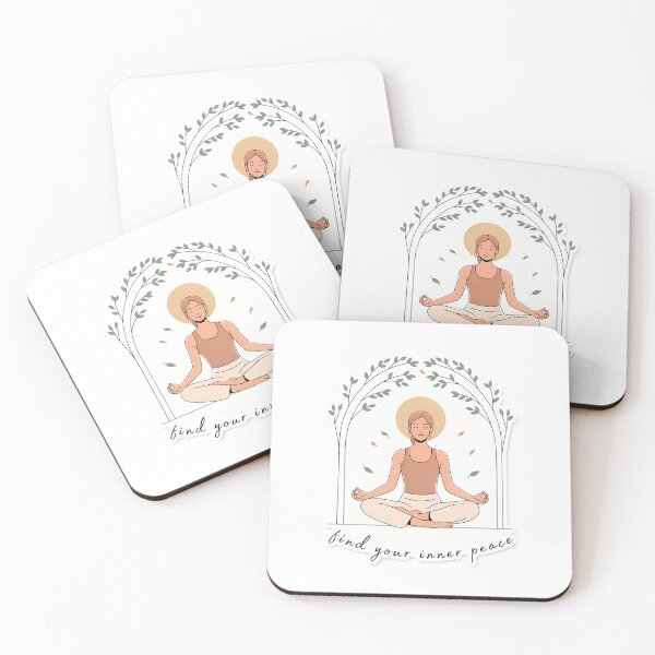 Item preview, Find Your Inner Peace Yoga Art designed and sold by NiftyWrx.