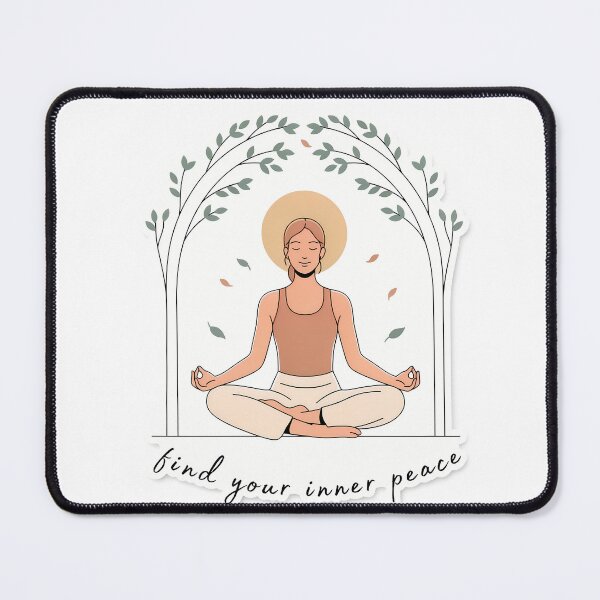 Item preview, Find Your Inner Peace Yoga Art designed and sold by NiftyWrx.