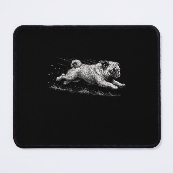 Item preview, Cute Running Pug Dog Mom designed and sold by gunaone-design.