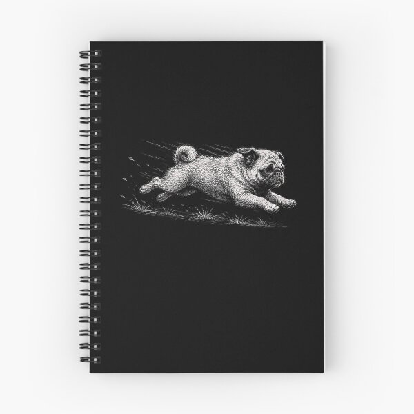 Item preview, Cute Running Pug Dog Mom designed and sold by gunaone-design.