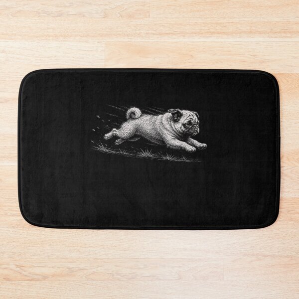 Item preview, Cute Running Pug Dog Mom designed and sold by gunaone-design.