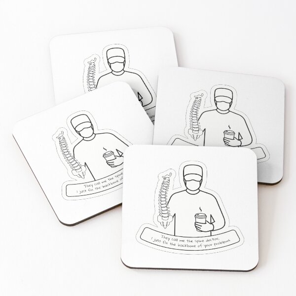 Item preview, Spine Surgeon with Coffee designed and sold by NiftyWrx.