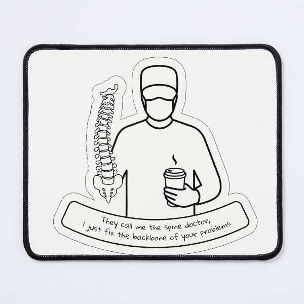 Item preview, Spine Surgeon with Coffee designed and sold by NiftyWrx.